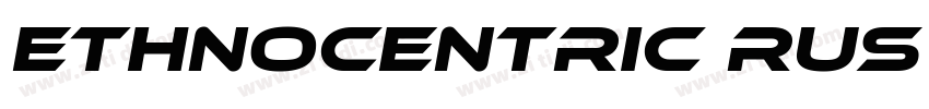 Ethnocentric RUS LAT字体转换